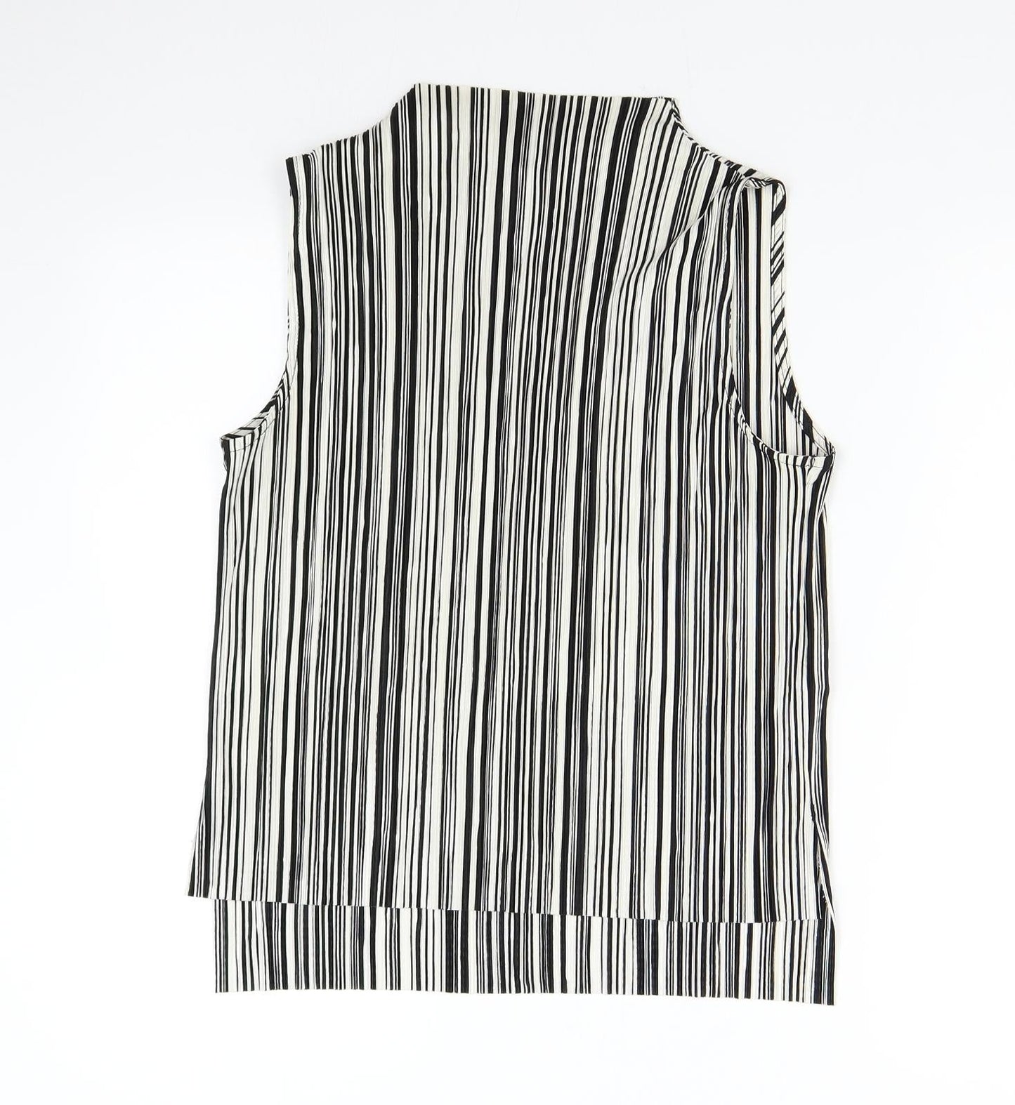 Topshop Womens Multicoloured Striped  Basic Blouse Size 8
