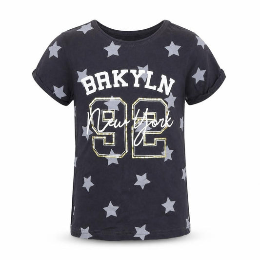 Primark Girls Black   Basic T-Shirt Size 9-10 Years  - Stars NYC