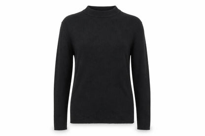 Select Womens Black  Knit Pullover Jumper Size L
