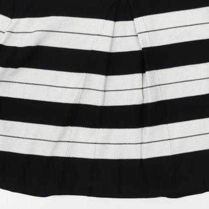 URBAN BLISS  Womens White Striped  Pullover Jumper Size 10