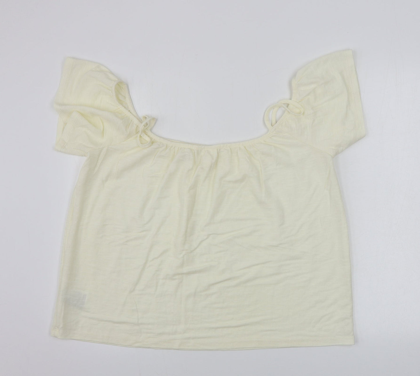 H&M  Womens Beige   Basic Blouse Size L