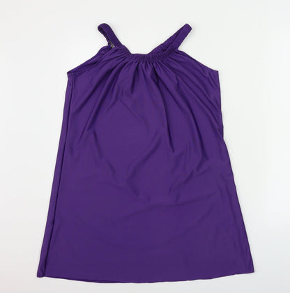 Preworn Womens Purple   Basic Blouse Size S