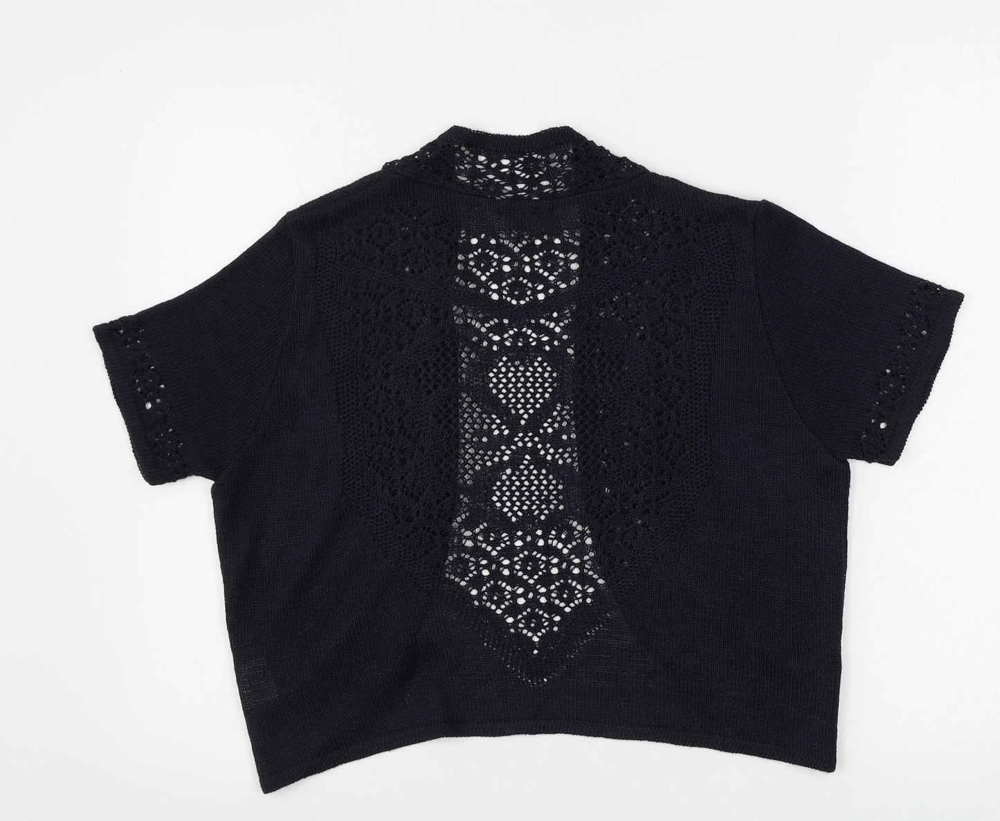 Soon Womens Black   Cardigan Jumper Size 16