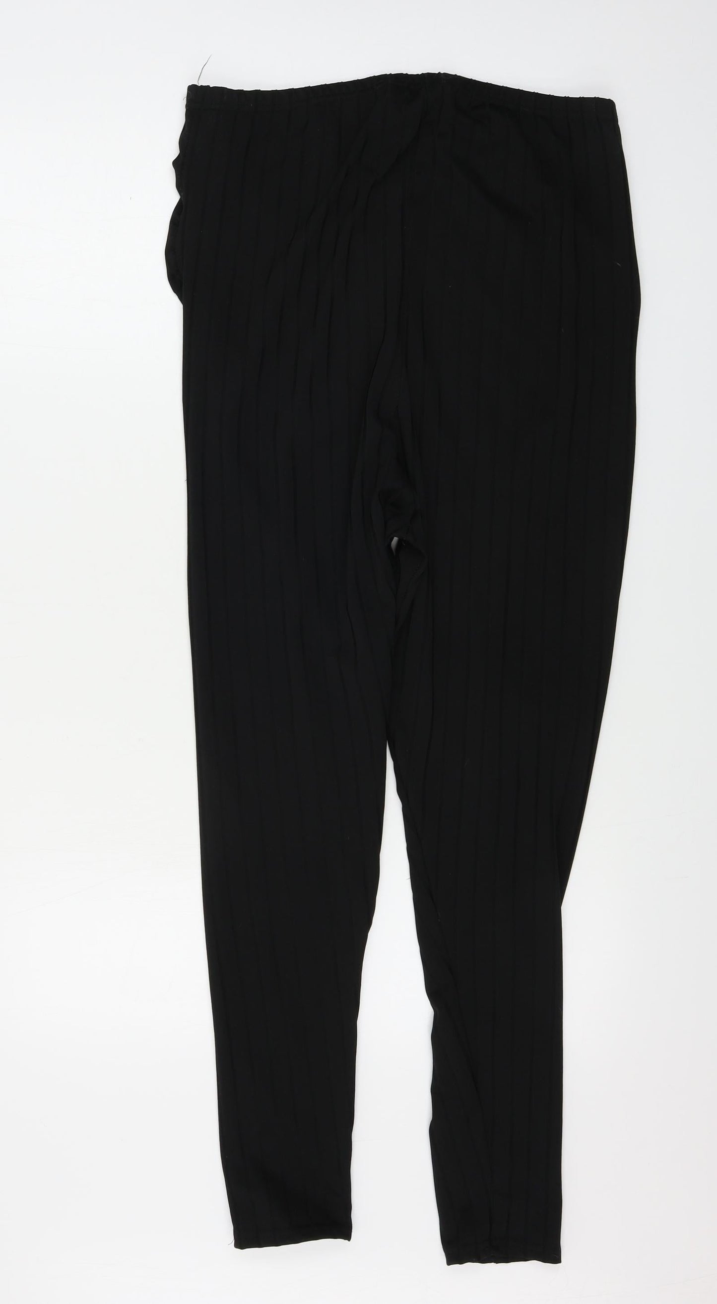 Boohoo  Womens Black   Trousers  Size 16 L24 in