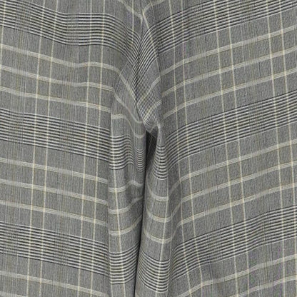 H&M  Womens Beige Check  Trousers  Size 6 L25 in