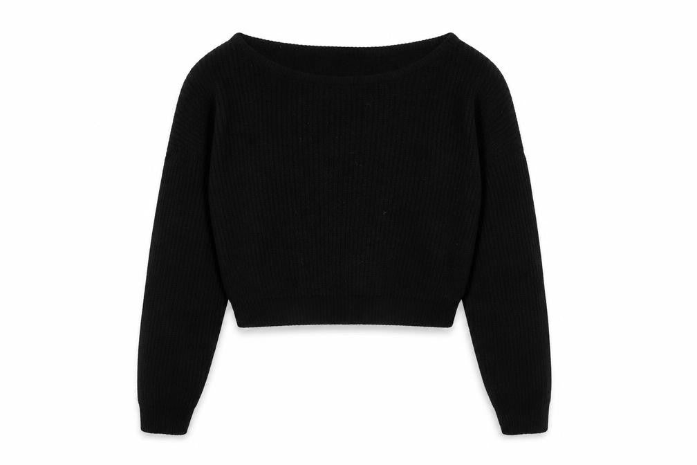 PRETTYLITTLETHING Womens Black   Pullover Jumper Size M