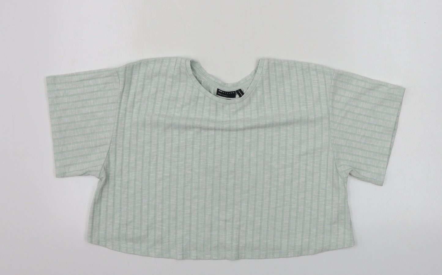 ASOS  Womens Green   Cropped T-Shirt Size 8