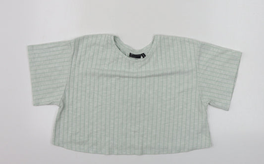 ASOS  Womens Green   Cropped T-Shirt Size 8