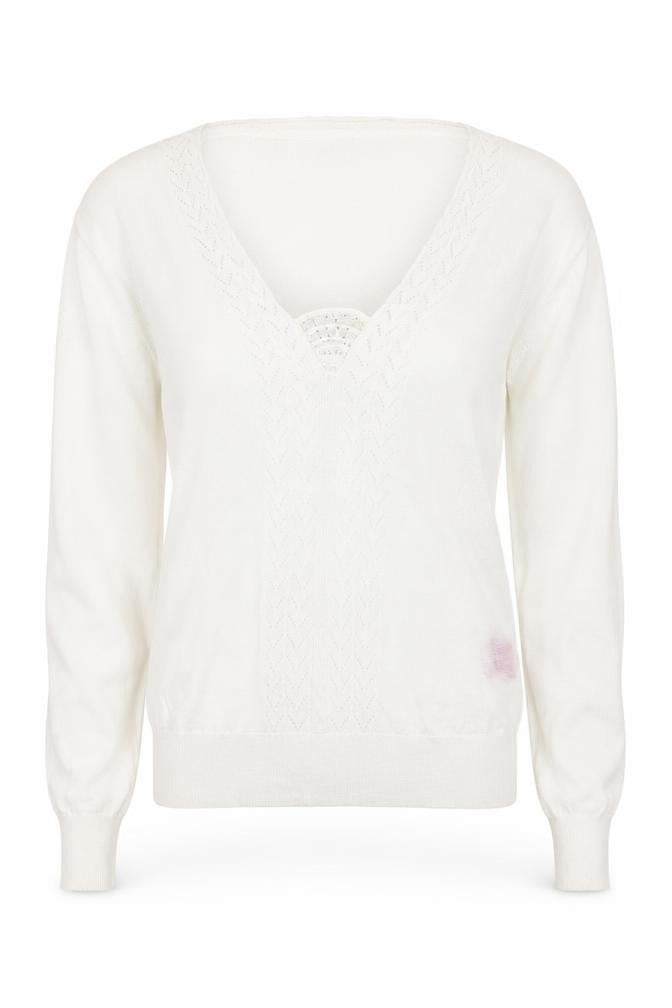 Shrinking Violet Womens White   Basic Blouse Size S