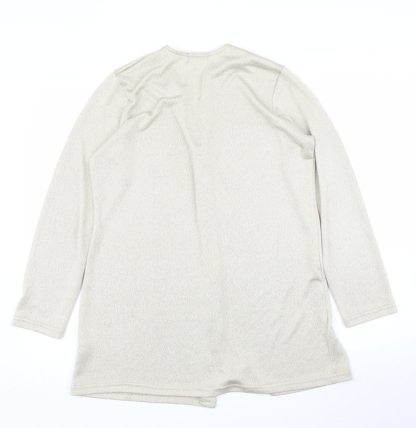 Richards Womens Gold   Cardigan Jumper Size 14