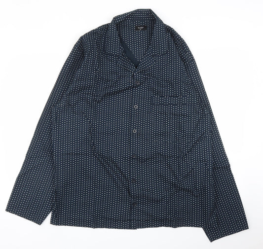 Matalan Mens Blue Paisley   Button-Up Size XL
