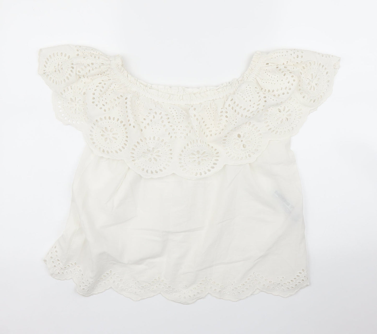 Oysho Womens White   Basic Blouse Size S