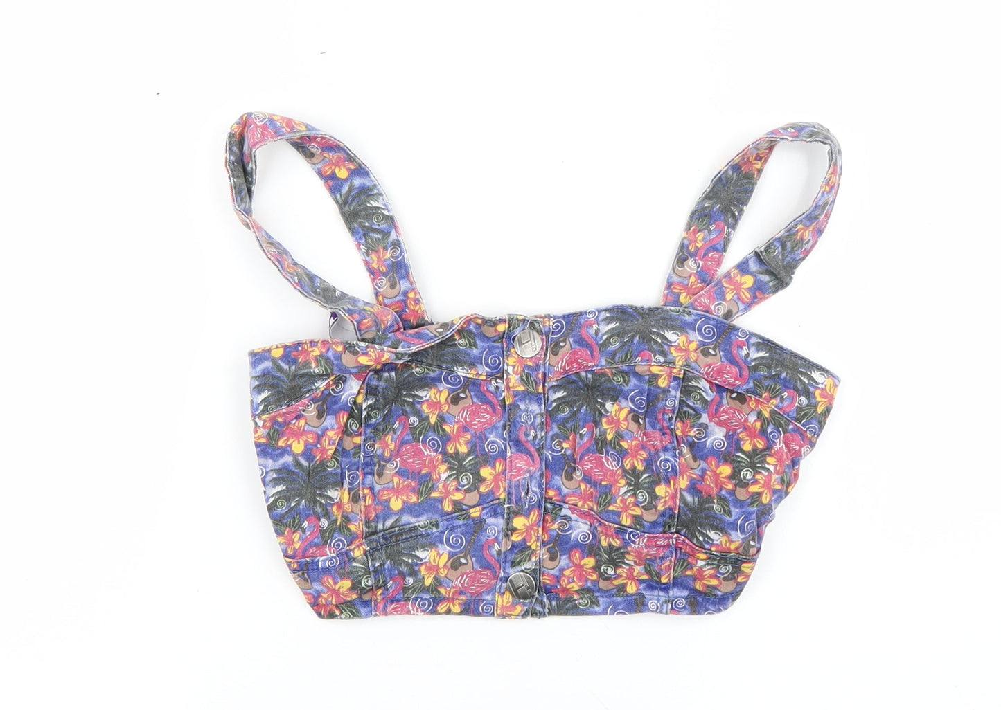 Debenhams Womens Multicoloured Floral  Basic Tank Size 6