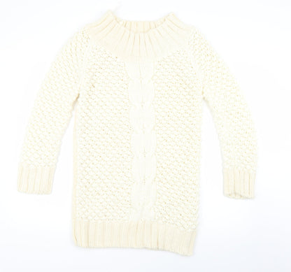 Miss Selfridge Womens White   Pullover Jumper Size 14