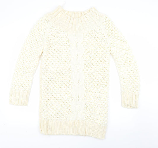 Miss Selfridge Womens White   Pullover Jumper Size 14