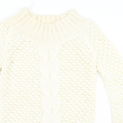 Miss Selfridge Womens White   Pullover Jumper Size 14