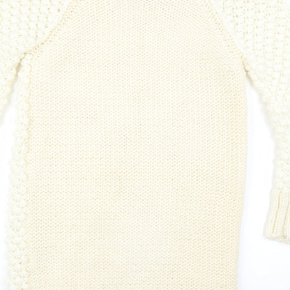Miss Selfridge Womens White   Pullover Jumper Size 14