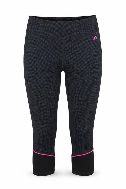 F&F Womens Black   Cropped Leggings Size S L21.5 in