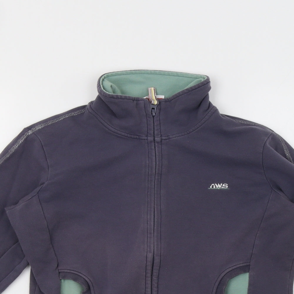 aws Womens Purple   Full Zip Sweatshirt Size 12