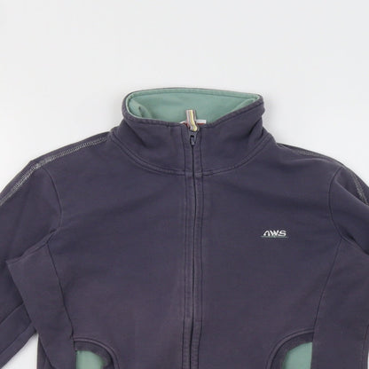 aws Womens Purple   Full Zip Sweatshirt Size 12