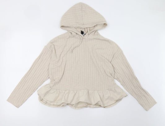 newlook Womens Beige   Pullover Sweatshirt Size M