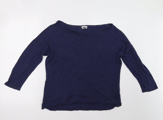 stile benneto Womens Blue   Pullover Sweatshirt Size L