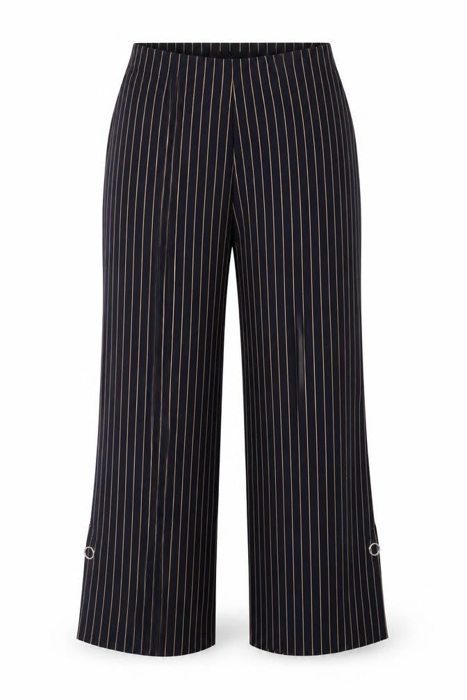 Zara Womens Blue Striped  Trousers  Size 8 L26 in