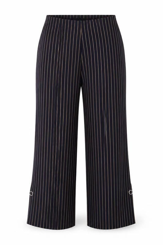 Zara Womens Blue Striped  Trousers  Size 8 L26 in