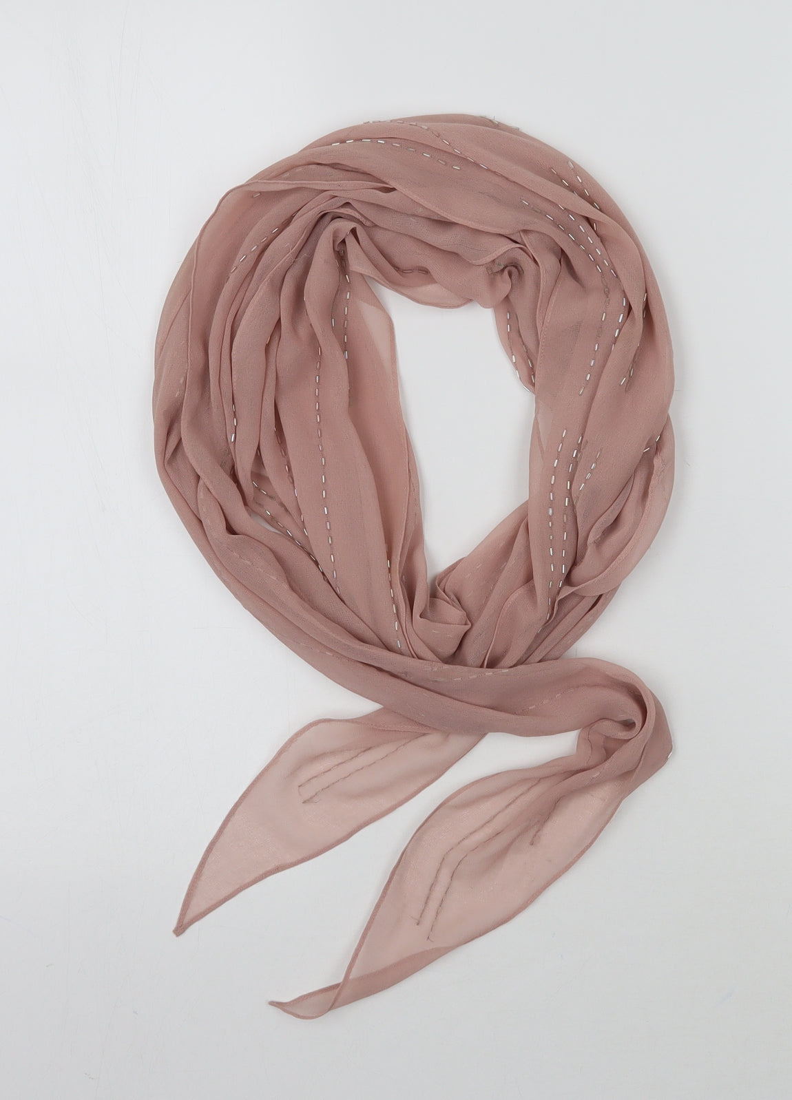 Preworn Womens Pink    Scarf