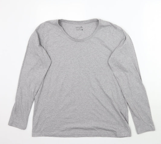 Berydale Womens Grey   Basic T-Shirt Size XL
