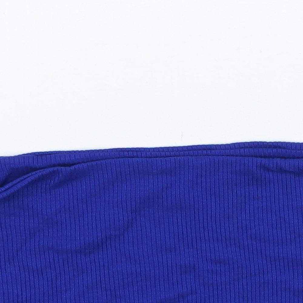 Topshop Womens Blue   Cropped Tank Size 10
