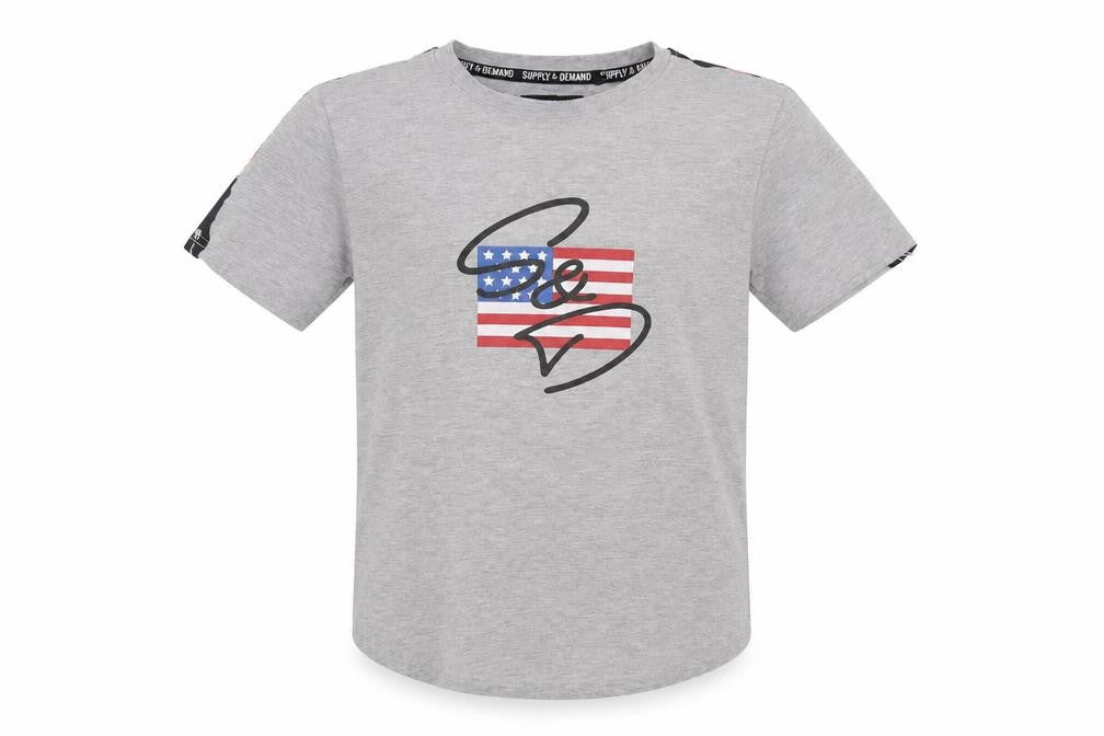 Supply & Demand Boys Grey   Basic Polo Size 10-11 Years