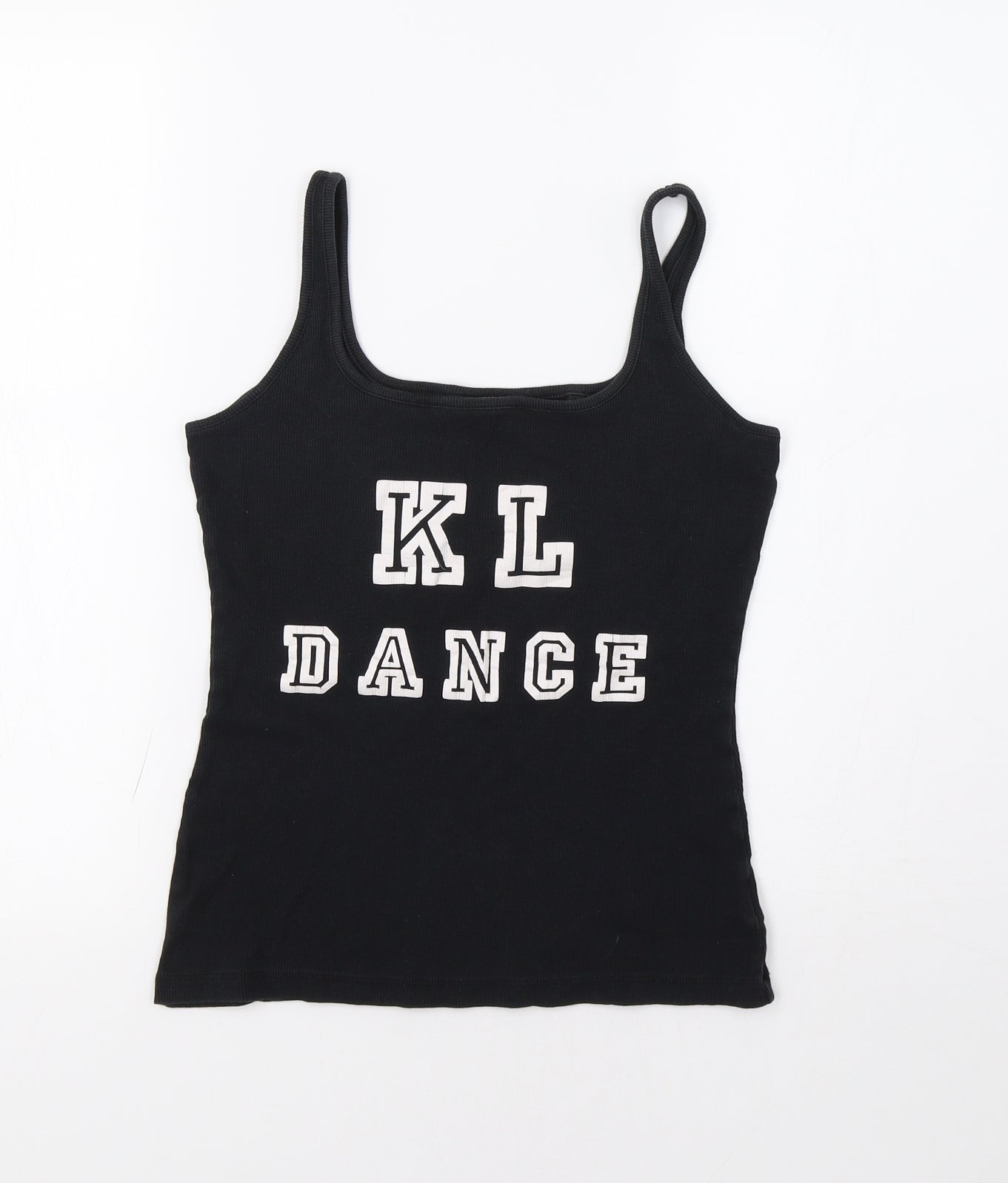 NEXT Womens Black   Basic Tank Size 8  - Dance