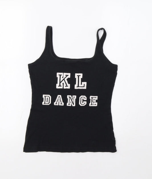 NEXT Womens Black   Basic Tank Size 8  - Dance