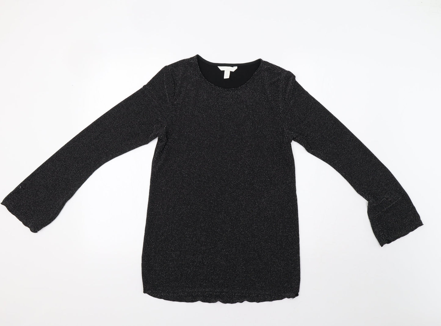 H&M Womens Black   Basic Blouse Size L