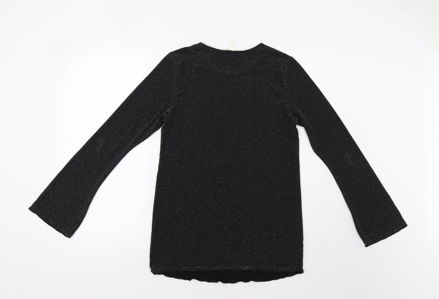 H&M Womens Black   Basic Blouse Size L