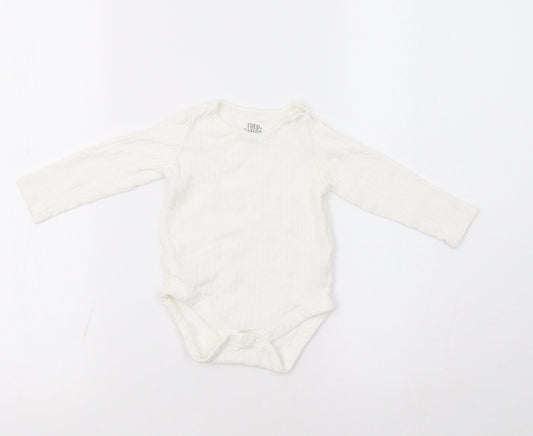F&F Baby White   Romper One-Piece Size 9-12 Months