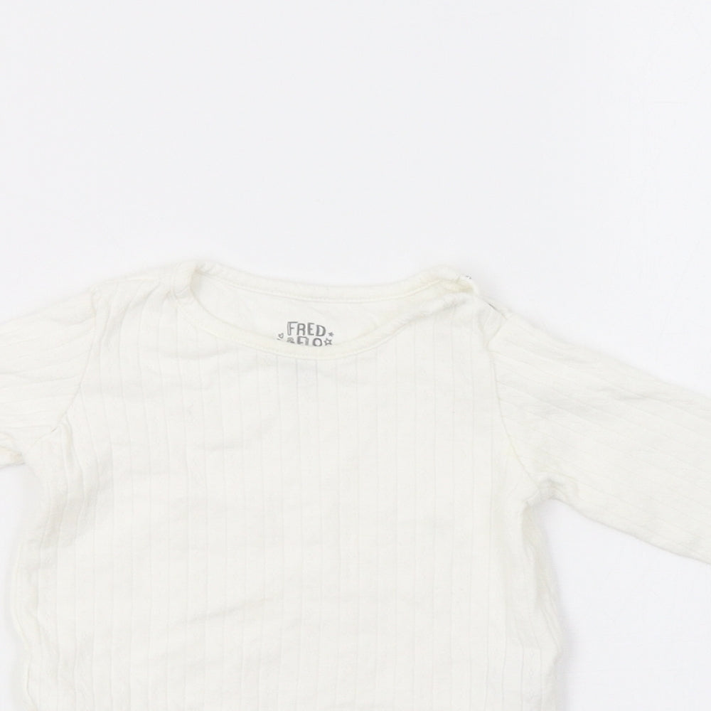 F&F Baby White   Romper One-Piece Size 9-12 Months