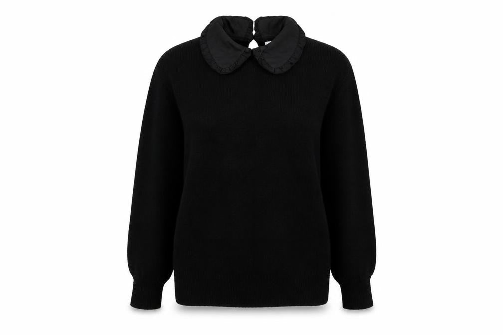Papaya Womens Black   Pullover Jumper Size M