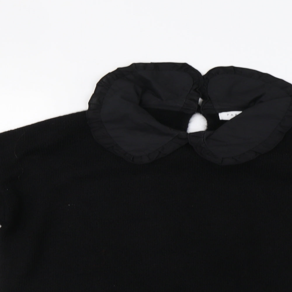 Papaya Womens Black   Pullover Jumper Size M