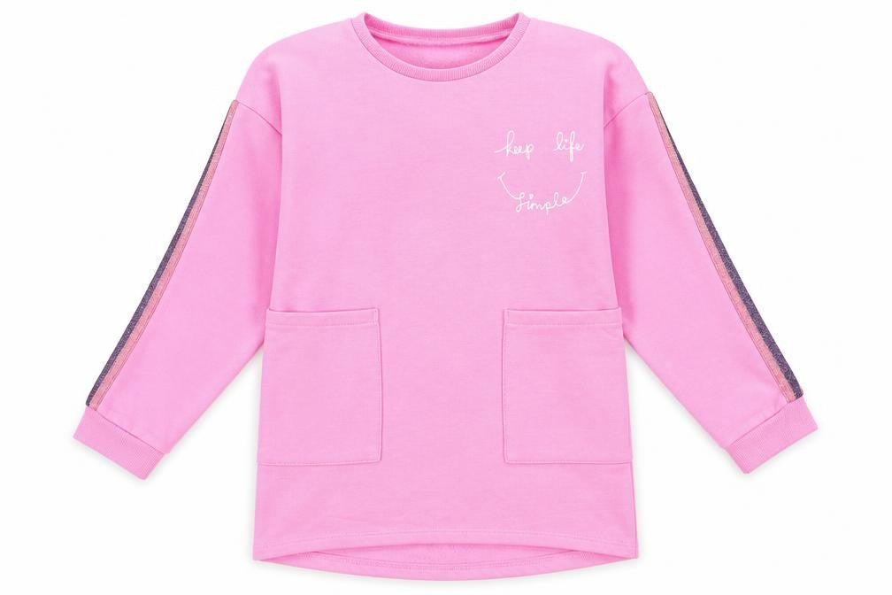 TU Girls Pink   Pullover Sweatshirt Size 11 Years  - Keep life simple
