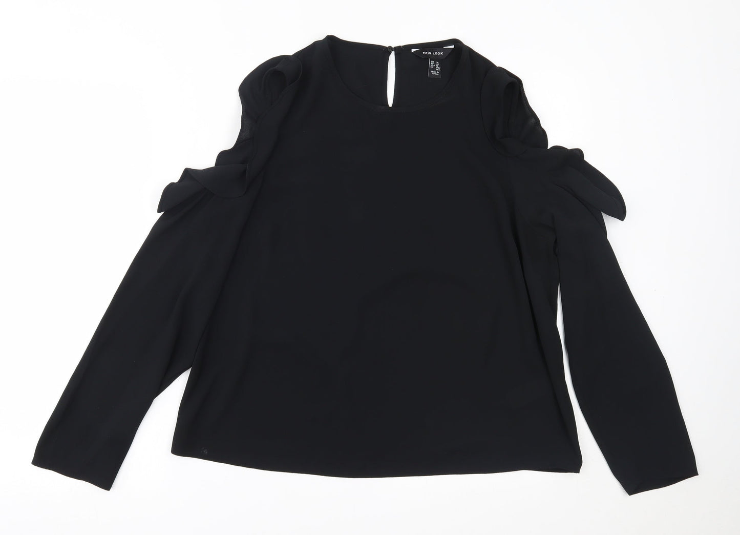 New Look Womens Black   Basic Blouse Size 14