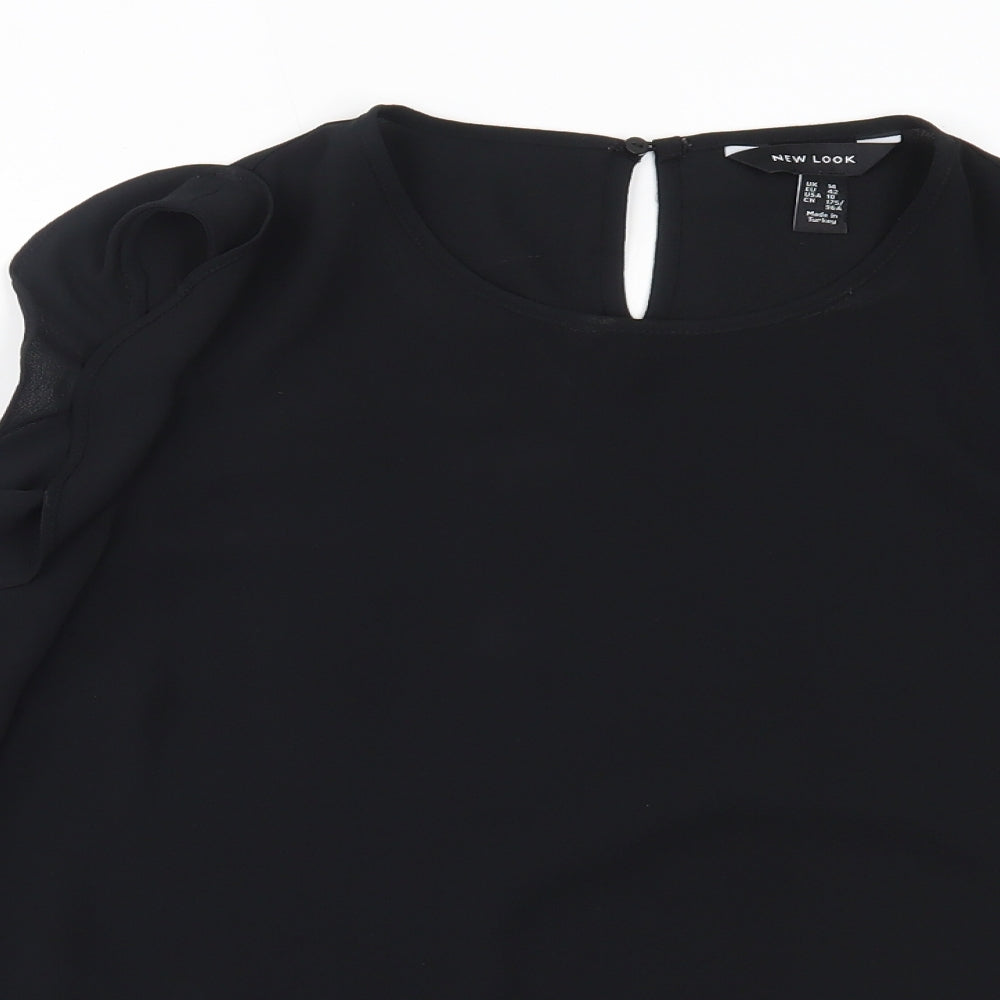 New Look Womens Black   Basic Blouse Size 14