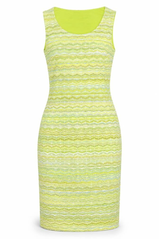 H&M Womens Green Striped  Sheath  Size XS