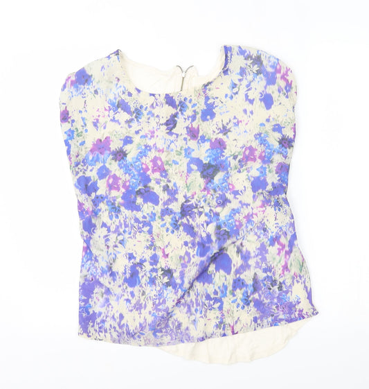 Warehouse Womens Multicoloured   Basic Blouse Size 10