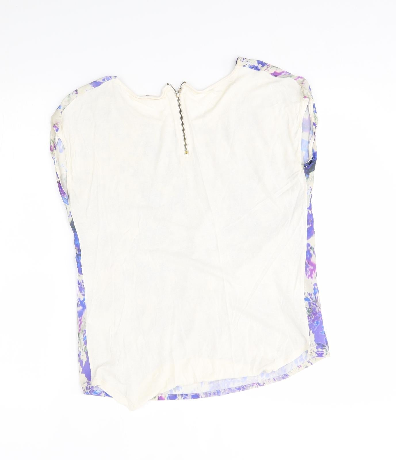 Warehouse Womens Multicoloured   Basic Blouse Size 10