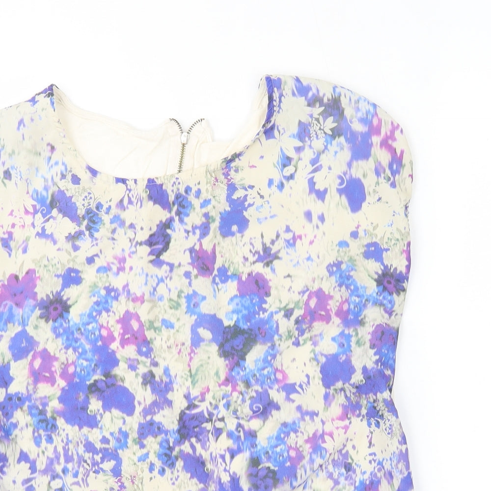 Warehouse Womens Multicoloured   Basic Blouse Size 10