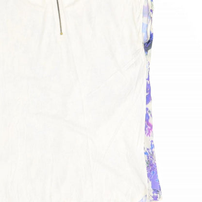 Warehouse Womens Multicoloured   Basic Blouse Size 10