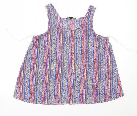 Atmosphere Womens Multicoloured Fair Isle  Basic Blouse Size 10
