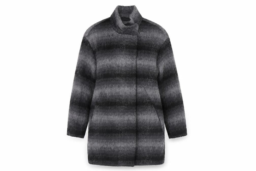 Primark Womens Grey   Overcoat Coat Size 10